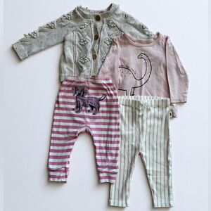Cute 6-9M Baby Girl Bundle - Rabbit + Bear, Hatley Baby, Baby B’Gosh and Carters
